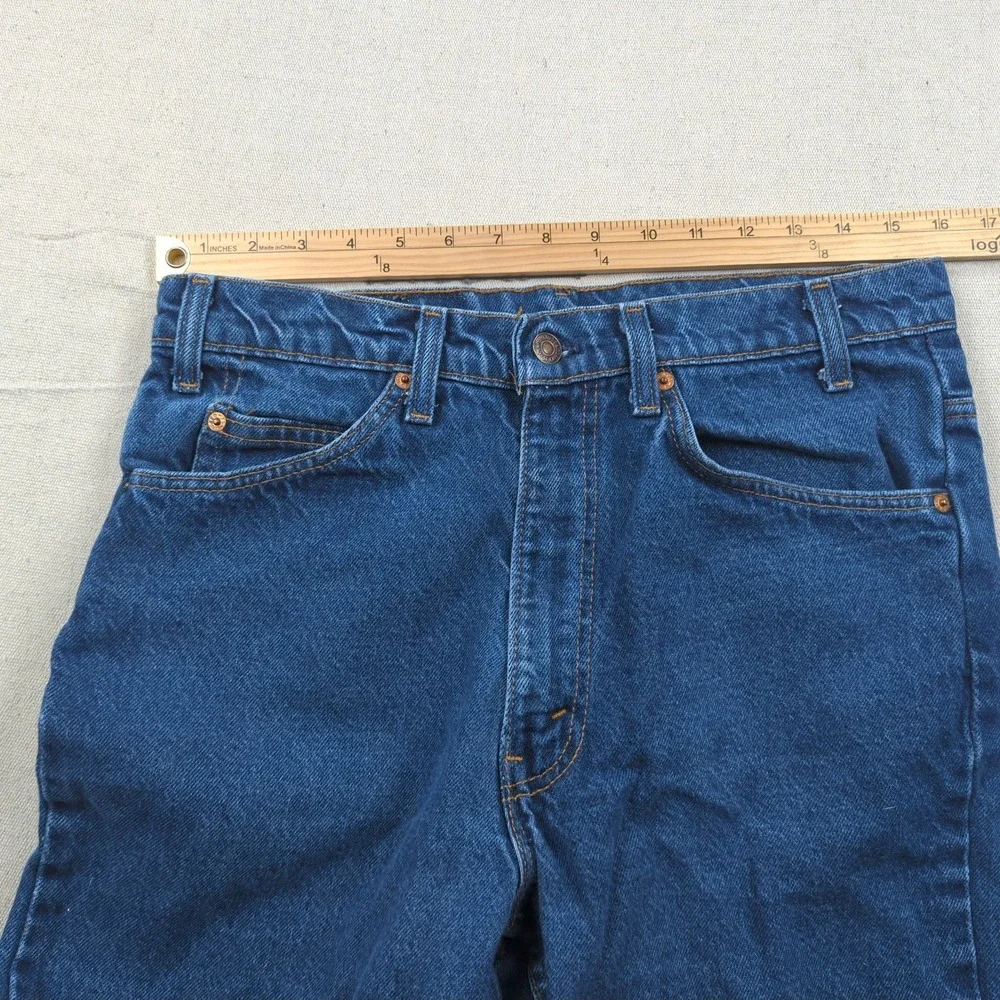 Vintage Levis Jeans Mens 34x30*‎ Blue 517 Boot Cut Orange Tab Hemmed 70s 80s